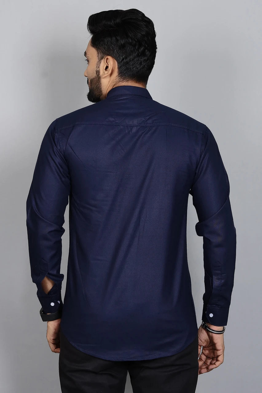 Men’s Solid Slim-Fit Shirt Combo,