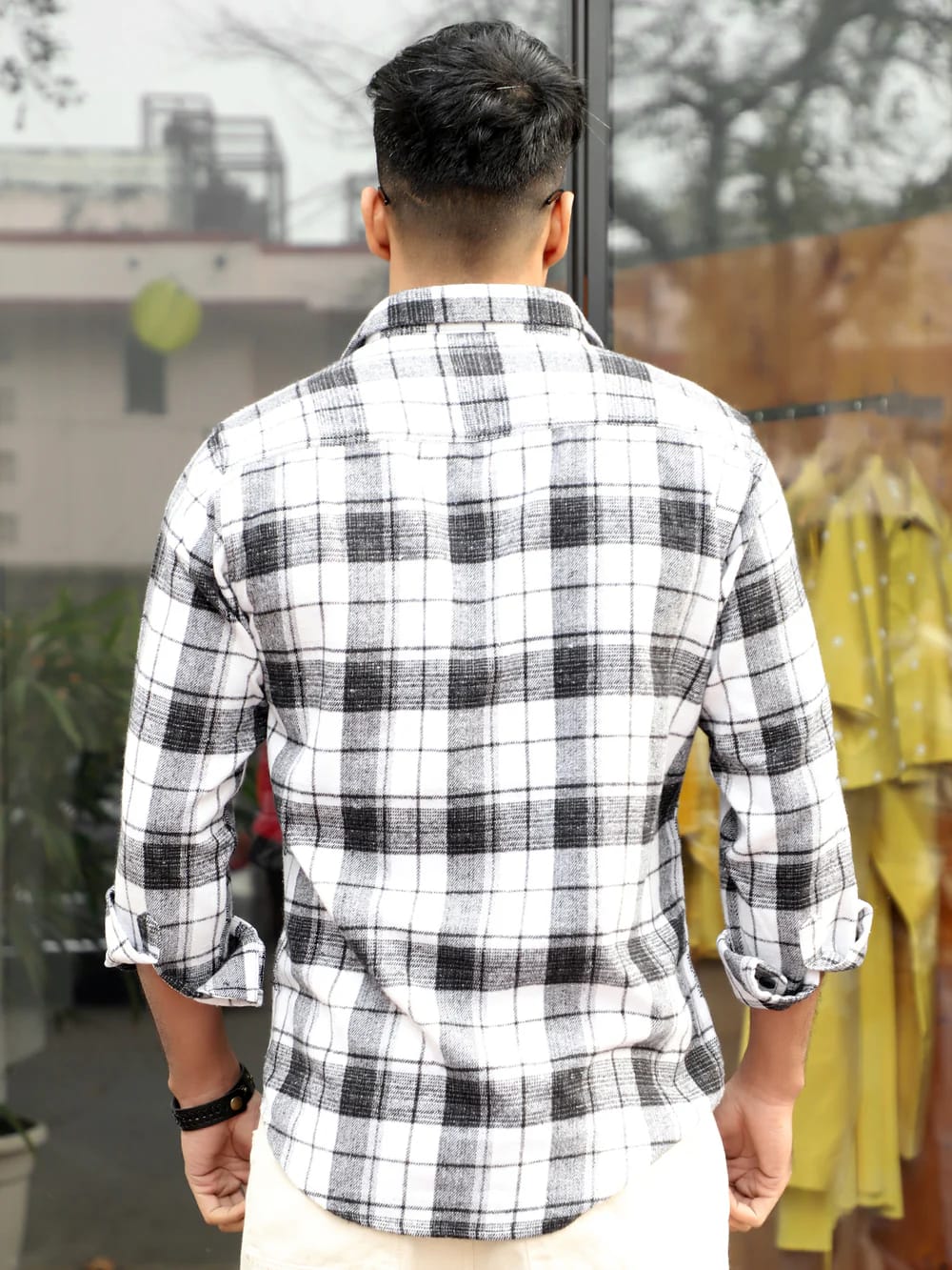 minimalist office wear to bold digital prints. Shirt.